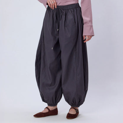 GREY BALLOON PANTS