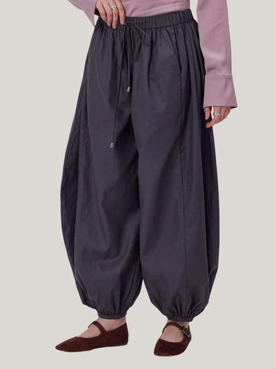GREY BALLOON PANTS
