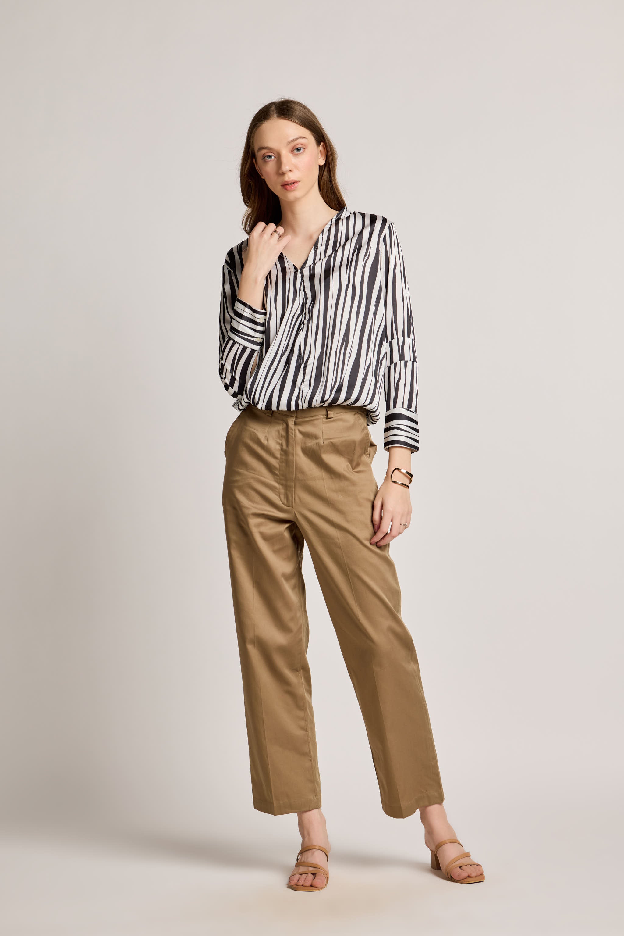 Black and White Zebraland Printed Top