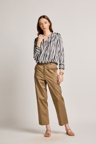 Black and White Zebraland Printed Top