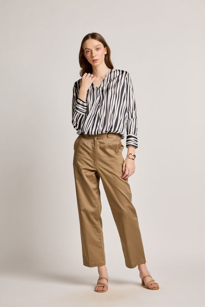 Black and White Zebraland Printed Top