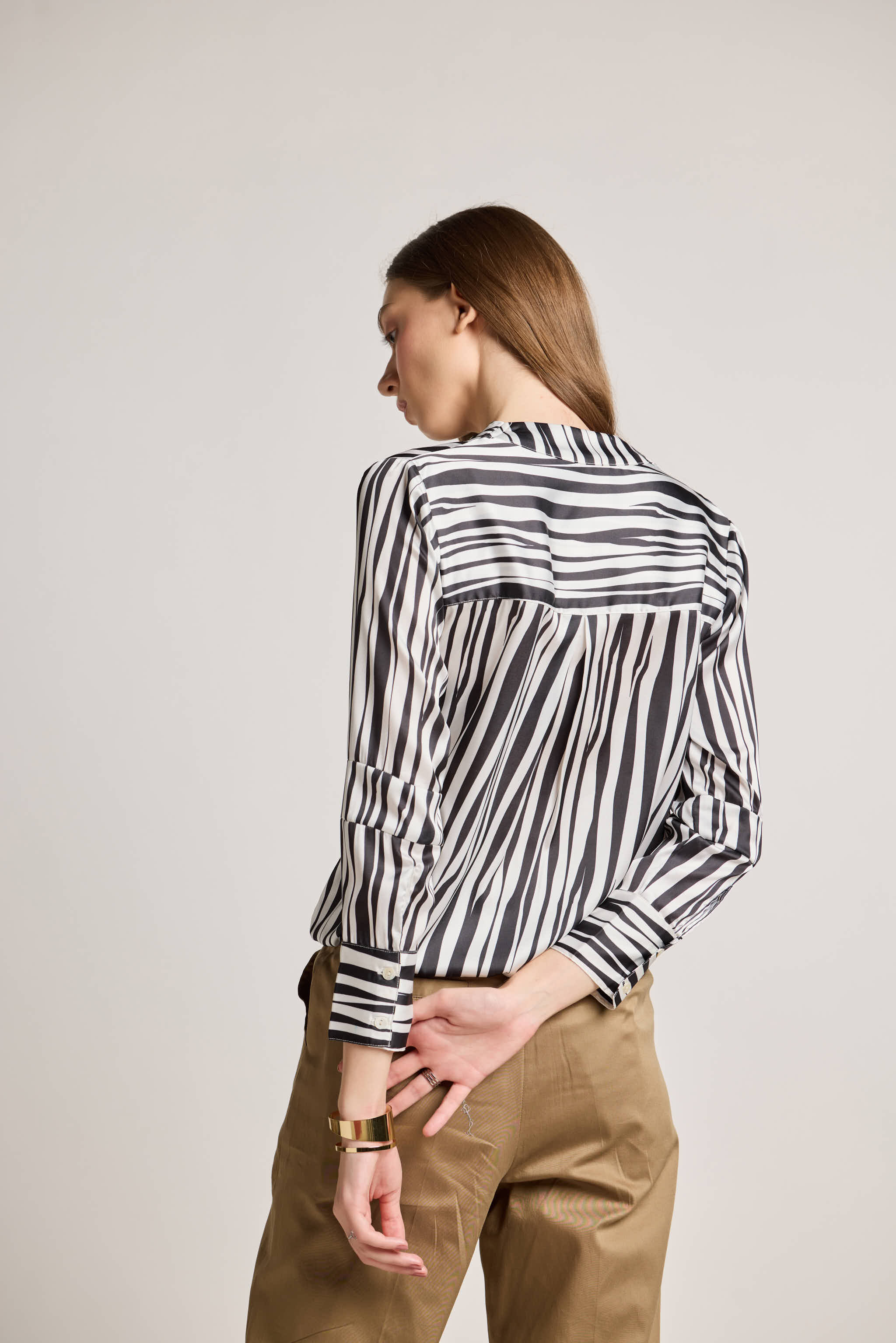 Black and White Zebraland Printed Top